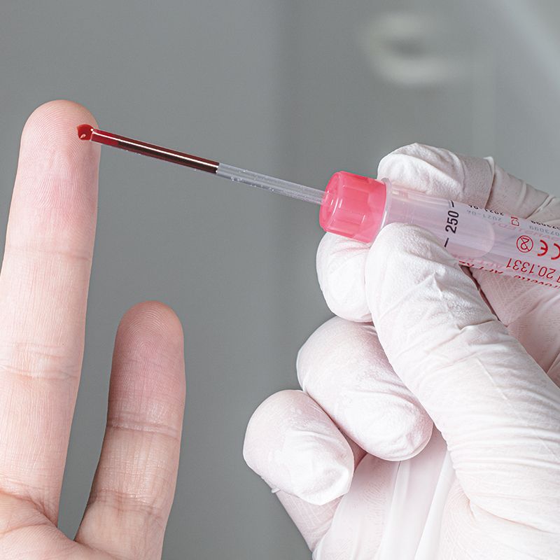 échantillon de sang